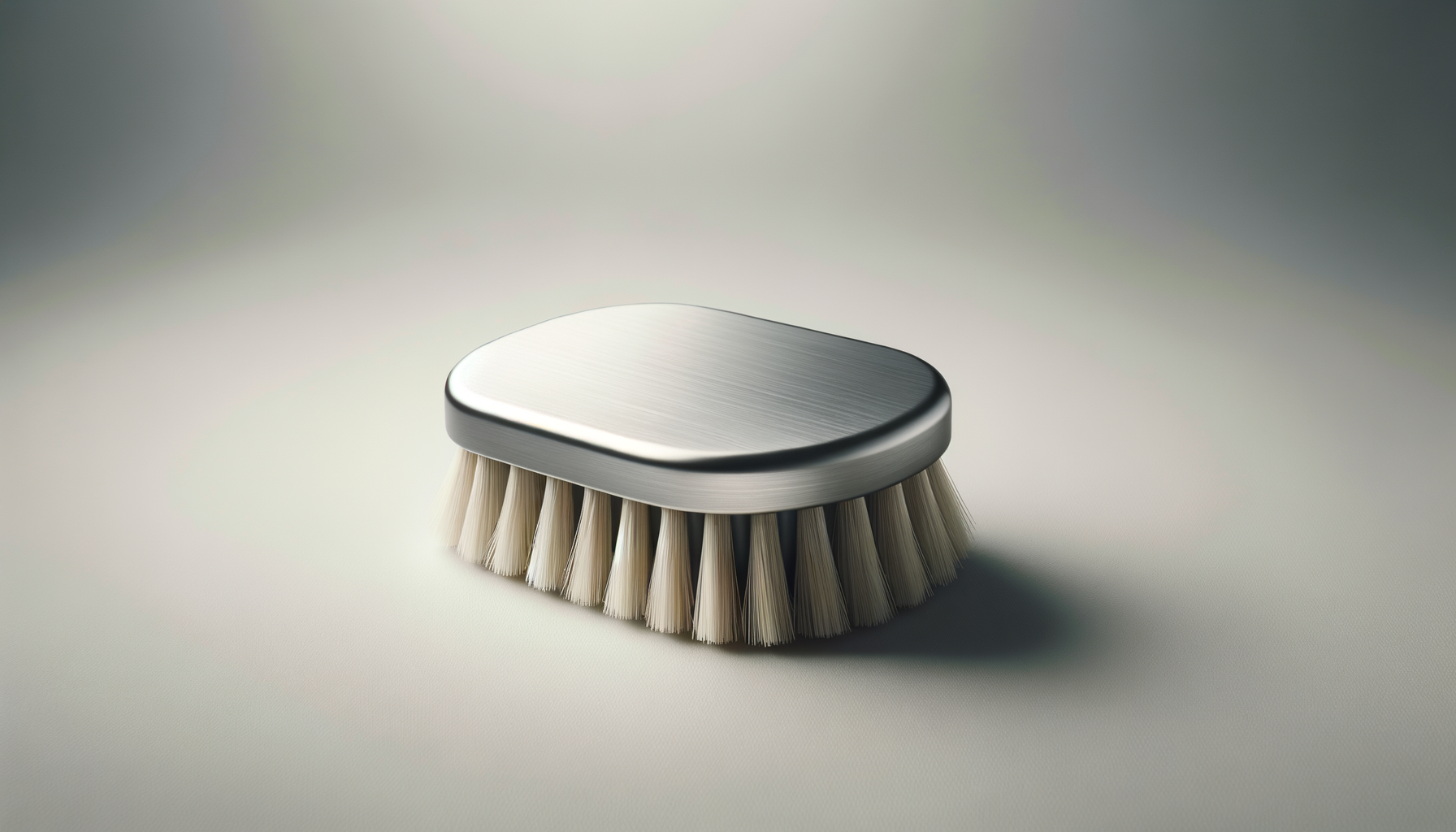 A cleaning brush in warm natural light